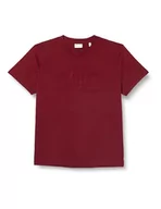 Koszulki męskie - GANT Męski T-Shirt Reg Tonal Shield SS, Plumped Red, S - miniaturka - grafika 1