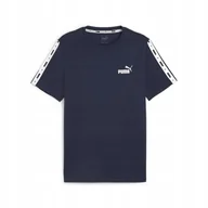 Koszulki męskie - PUMA KOSZULKA ESS+ TAPE 84738214 r M - miniaturka - grafika 1