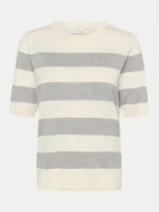 Swetry damskie - Kaffe Sweter Lizza 10508410 Szary Regular Fit - miniaturka - grafika 1