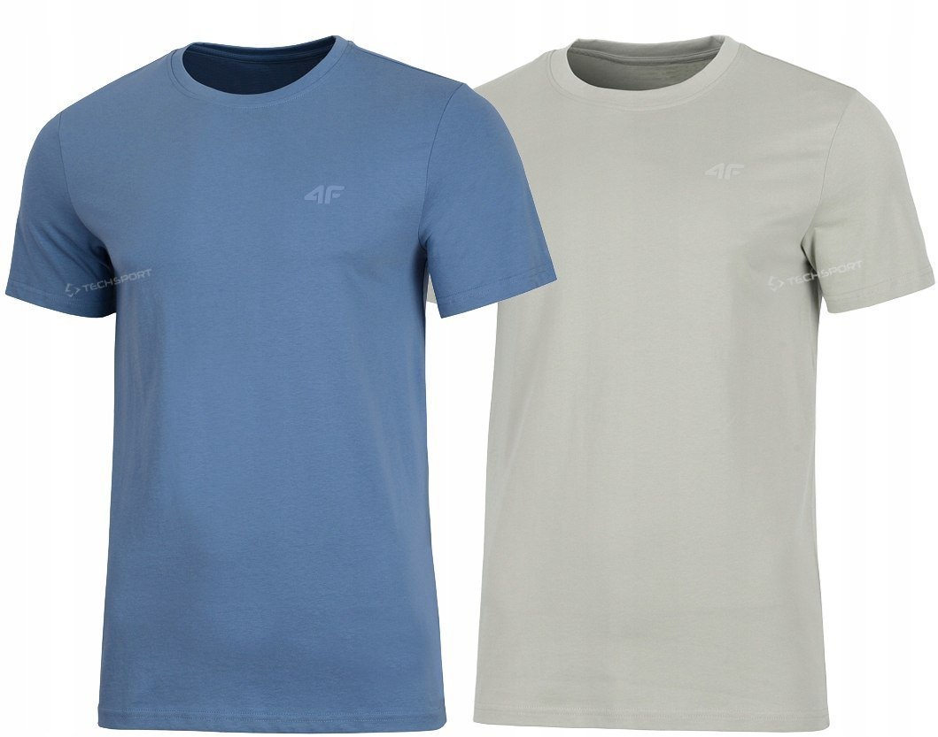 4F ZESTAW 2szt. 2-PAK MÄSKA KOSZULKA T-SHIRT 100% BAWEĹNA / rozm L