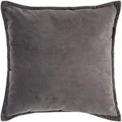 Poduszki dekoracyjne - Atmosphera Poduszka dekoracyjna ozdobna 45 x 45 cm kolor antracytowy 146200L - miniaturka - grafika 1