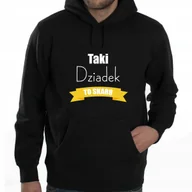 Bluzy męskie - Bluza Męska Z Kapturem Dziadek Rozmiar Xxl Y2 - miniaturka - grafika 1