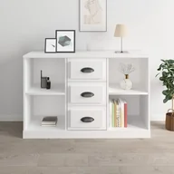 Szafki nocne - vidaXL Szafka, biała, 104,5x35,5x67,5 cm, materiał drewnopochodny - miniaturka - grafika 1