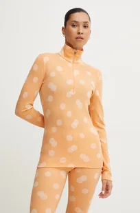 Icebreaker longsleeve funkcyjny Merino 260 Vertex kolor pomarańczowy IB0A574P03I1 - Bielizna sportowa damska - miniaturka - grafika 1