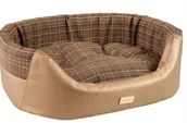 Legowiska dla psów - Ami Play Legowisko Elipsa 2 in 1 Venus S 54[x]x45[y]x16[h] cm Złoty - miniaturka - grafika 1
