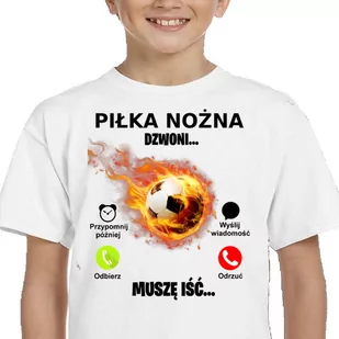 3285 PIŁKARSKA KOSZULKA PIŁKA NOŻNA DZWONI 128 - Piłka nożna - miniaturka - grafika 1
