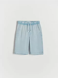 Spodnie i spodenki dla chłopców - Reserved - Szorty bermudy - jasnoniebieski - grafika 1