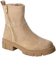 Botki damskie - Trzewiki Vinceza 22-16361 BE Beżowe - VINCEZA - miniaturka - grafika 1