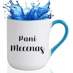 KUBEK NIEBIESKI COMBO Na Prezent Urodziny Dla Kobiety PANI MECENAS Wzory - Kubki - miniaturka - grafika 1