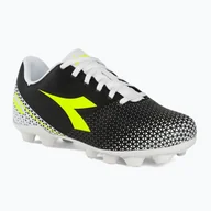 Piłka nożna - Buty piłkarskie dziecięce Diadora Pichichi 6 MD JR black/yellow fluo/white - miniaturka - grafika 1