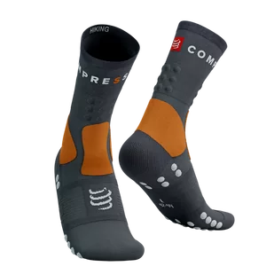COMPRESSPORT Skarpetki trekkingowe HIKING SOCKS magnet/autumn glory - Skarpetki sportowe męskie - miniaturka - grafika 1