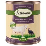 Mokra karma dla psów - Megapakiet Lukullus Naturkost, 24 x  800 g - Wołowina i perliczka (bez zbóż) - miniaturka - grafika 1