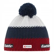 Czapki dla dzieci - Czapka Dziecięca Eisbar Star Pompon Ska Burgund Dark Cobalt White 71117 243 - miniaturka - grafika 1