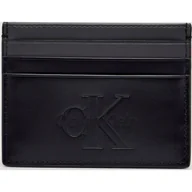 Etui na dokumenty i karty - Calvin Klein Skórzane etui na karty - miniaturka - grafika 1