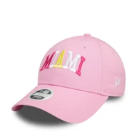 Czapki damskie - Czapka z daszkiem New Era 9Forty Newe 60565466 Różowy - miniaturka - grafika 1