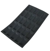 Akcesoria gastronomiczne - de Buyer Silikonowa mata do ciastek - sztabek 300 x 175 mm | MoulFlex D-1976-02 - miniaturka - grafika 1