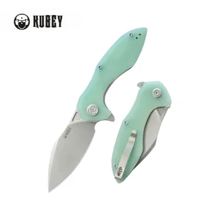 Nóż składany Kubey Nobel Jade G10, Beadblasted 14C26N (KU236M) - Noże - miniaturka - grafika 1