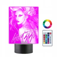 Lampy stojące - Lampka Nocna 3D LED Lady Gaga Prezent - miniaturka - grafika 1
