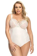 Komplety bielizny - Gorsenia K148 Sanremo śmietanowy 2XL Body wyszczuplające - miniaturka - grafika 1