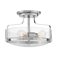 Lampy sufitowe - Salonowa lampa sufitowa Harper HK-HARPER-SFS-CM-CS Hinkley przezroczysty chrom - miniaturka - grafika 1