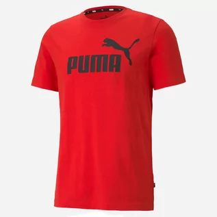 Koszulki męskie - Koszulka męska Puma Ess Logo Tee High Risk Red 586666-11 XL Czerwona (4063697393721) - grafika 1