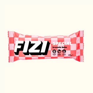 FIZI Baton w polewie czekol. Brownie Babe 45g - Batoniki - miniaturka - grafika 1