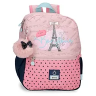 Plecaki szkolne i tornistry - Enso Bonjour Plecak dziecięcy Różowy 25x32x12 cms 9.6L Poliester, Różowy, Mochila Preescolar, plecak przedszkolny - miniaturka - grafika 1