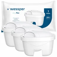 Wkłady filtrujące - Filtr Wessper Aquaflux do dzbanka Brita Dafi zamiennik starsze modele 3szt - miniaturka - grafika 1