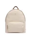 Plecaki - Tommy Hilfiger Plecak Popette Dome Backpack AW0AW17939 Écru - miniaturka - grafika 1