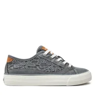 Trampki damskie - Trampki Mustang 1272309 Niebieski - miniaturka - grafika 1