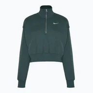 Bluzy sportowe damskie - Bluza damska Nike Sportswear Phoenix Fleece 1/2 Zip Cropped - miniaturka - grafika 1