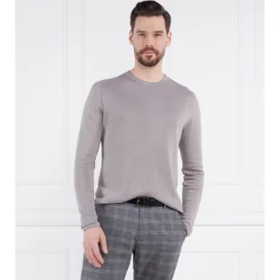 Joop! Jeans Lniany sweter Fidos | Regular Fit - Swetry męskie - miniaturka - grafika 1