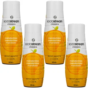 4x Syrop SodaStream Mandarynka 440ml - Syropy i koncentraty owocowe 4x Syrop SodaStream Mandarynka 440ml - Syropy i koncentraty owocowe - miniaturka - grafika 1