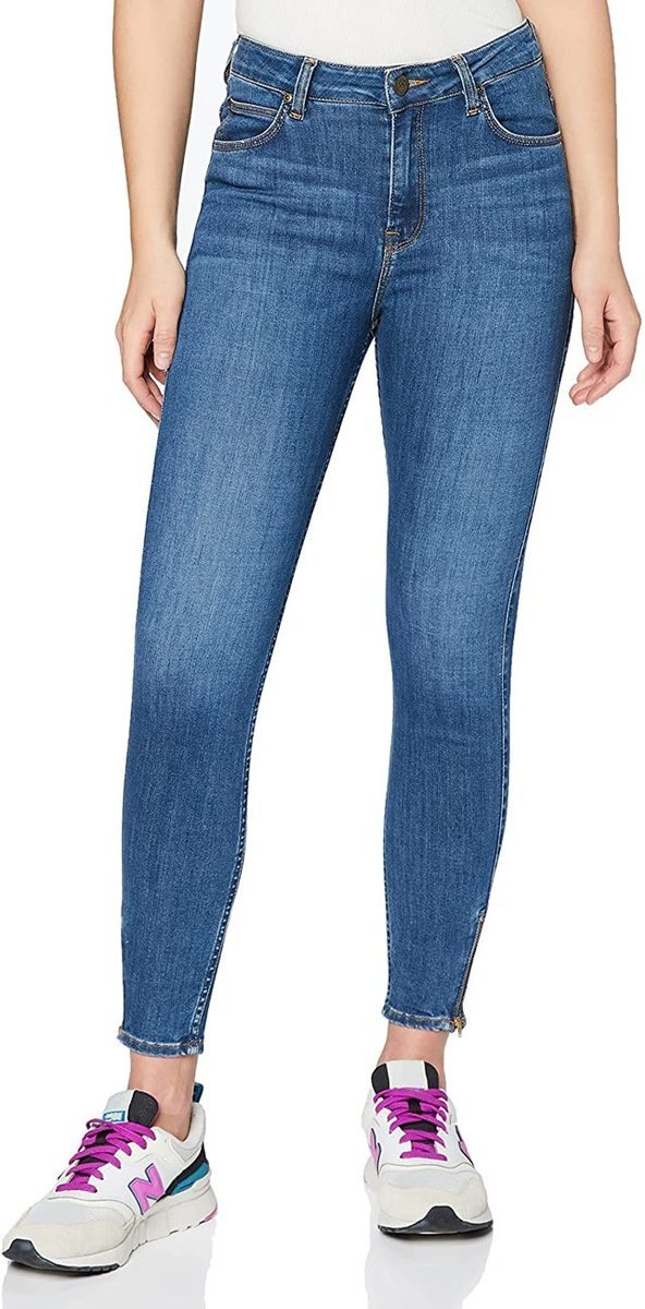 Lee Scarlett High Damskie Spodnie Jeansowe Zip Mid Foster L31Bmhbi-W25 L33