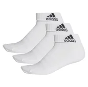 Skarpetki damskie - Adidas, Skarpety sportowe, 3-pack, Cush ANK 3PP DZ9365, biały, rozmiar 40/42 - miniaturka - grafika 1