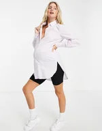 Koszule damskie - Pieces Maternity Koszula Damska W Paski S 1Rnx - miniaturka - grafika 1