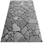 Dywany - Wewnętrzny dywan winylowy Duże kamienie 150x225 cm - miniaturka - grafika 1