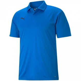 Koszulki męskie - Koszulka męska Puma teamLIGA Sideline Polo niebieska 657257 02 - grafika 1