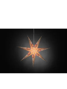 Konstsmide Dekoracyjna lampa w kolorze białym ze wzorem - wys. 78 cm - Ozdoby bożonarodzeniowe - miniaturka - grafika 1