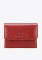 Portfele - Portfel skórzany mały na zatrzask - miniaturka - grafika 1