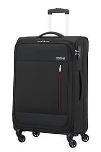 American Tourister Heat Wave 4 kółka walizka na kółkach 68 cm, czarny (Jet Black), Einheitsgröße, Walizka na bagaż - Walizki - miniaturka - grafika 1