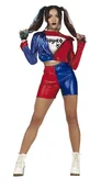 Dodatki do strojów karnawałowych - Strój przebranie kostium dla dorosłych Niebezpieczna Harley Quinn M - miniaturka - grafika 1