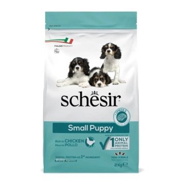 Schesir Dog Small Puppy, z kurczakiem - 2 kg