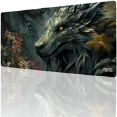 Podkładki pod mysz - PODKŁADKA POD MYSZKĘ XXL Leśny Smok 90x40 TILT Wytrzymała Gamingowa - miniaturka - grafika 1