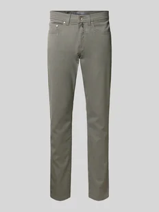 Chinosy o kroju tapered fit z 5 kieszeniami model ‘LYON’ - Spodnie męskie - miniaturka - grafika 1