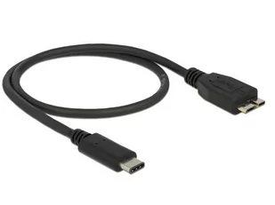 Delock 0.5m USB3.1 C - MicroUSB3.1 B kabel USB 83676 - Kable USB - miniaturka - grafika 1