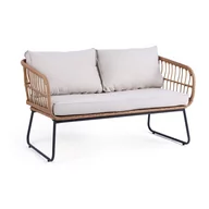 Sofy ogrodowe - Sofa ogrodowa ze sztucznego rattanu Bonami Essentials Vistdal - miniaturka - grafika 1
