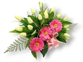 Sztuczne kwiaty - WIOSENNY STROIK NA CMENTARZ WIELKANOC TULIPANY NA GRÓB POMNIK Z OBCIĄŻENIEM - miniaturka - grafika 1