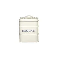 Pojemniki kuchenne - Kremowy metalowy pojemnik na ciastka Kitchen Craft Nostalgia - miniaturka - grafika 1