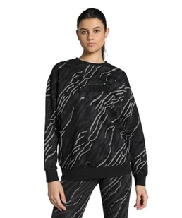 PUMA Ess+ Animal AOP Crew Fl, bluza damska - Bluzy damskie - miniaturka - grafika 1